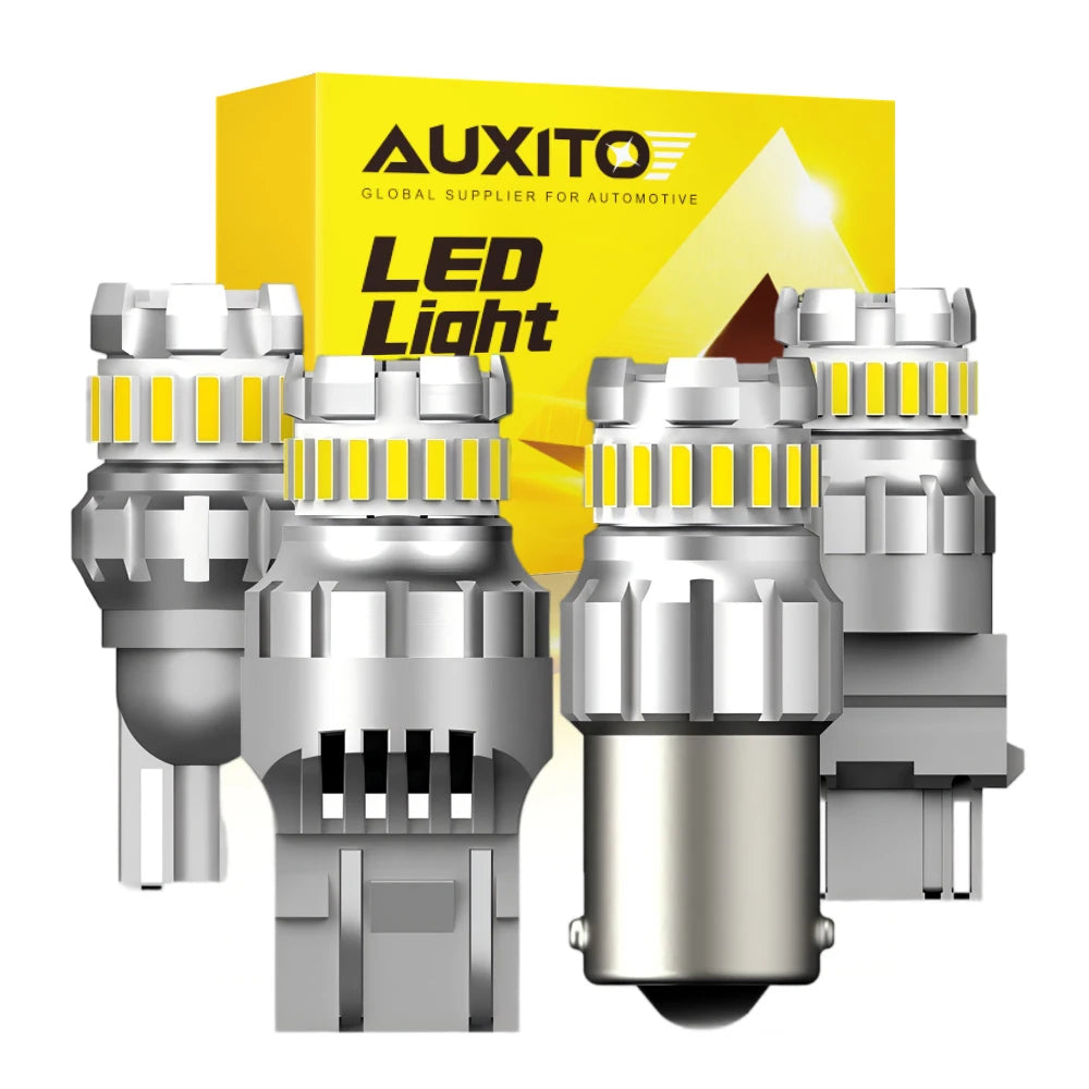 AUXITO BA15S P21W 7443 W21/5W Canbus LED | 2pc Parking DRL Brake