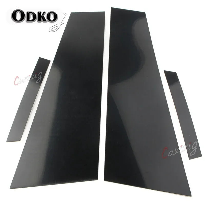 For Mercedes CLS C219 2006-2011 Car Pillar Posts Door Window Trim Cover Panel Stickers Styling Accessories Exterior Parts