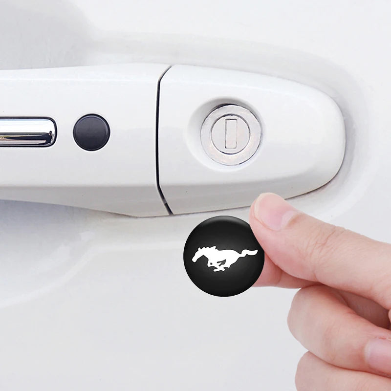 Car Lock Stickers for Ford Mustang / Bronco / Fiesta / Focus / Mondeo / Kuga / Edge | 4-Piece