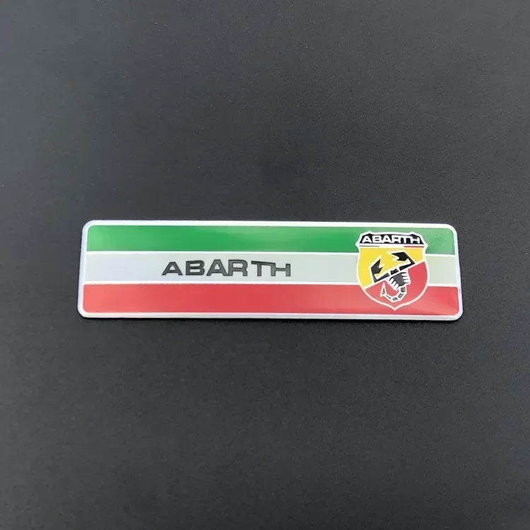3D Aluminum Emblem Badge for Fiat 500/124/Punto | Trunk Fender Decal