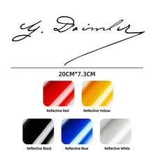 Cargar imagen en el visor de la galería, G Daimler Signature Interior Body Window &amp; Trunk Sticker Decal for Mercedes-Benz | Heritage Badge