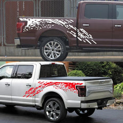 Side Bed Mud Splash Decal Kit for Ford Raptor SVT / F-150 | Vinyl Sticker Graphic