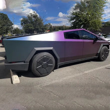 Load image into Gallery viewer, Precut Color Change PPF for Tesla Cybertruck (2024–2026) | DIY Black &amp; Glacier Blue PET Film