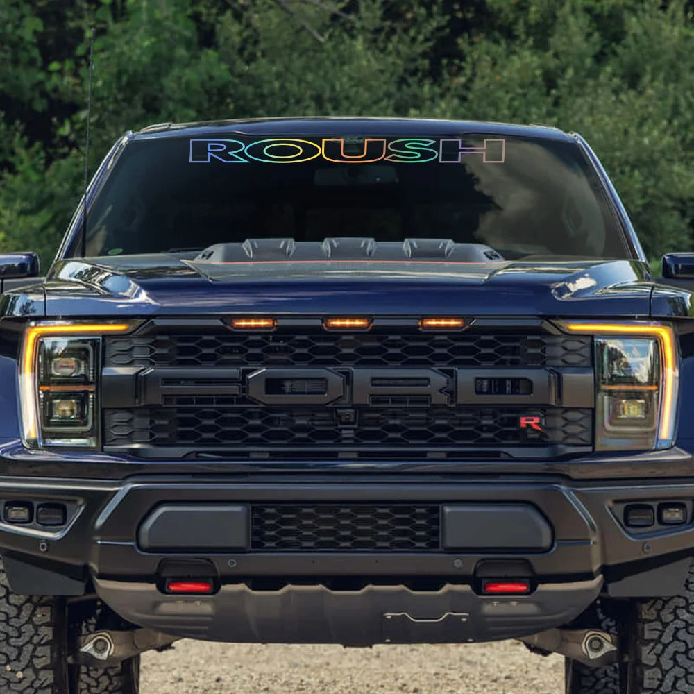 Roush Custom Windshield Sticker for Ford Mustang GT / Shelby / F-150 Raptor SVT | Vinyl