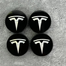 Cargar imagen en el visor de la galería, 56mm Wheel Center Caps for Tesla Model 3 / Y / S / X | 4-Piece Original Style Hub Cover Set
