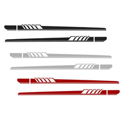 Racing Side Mirror Stripe Decal | 2-Piece Universal Non-Fading Vinyl Sticker for Cars & Trucks