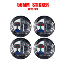 Cargar imagen en el visor de la galería, Wheel Center Hub Cap Resin Badge Emblem Sticker for Mercedes-Benz | 56mm / 60mm / 65mm