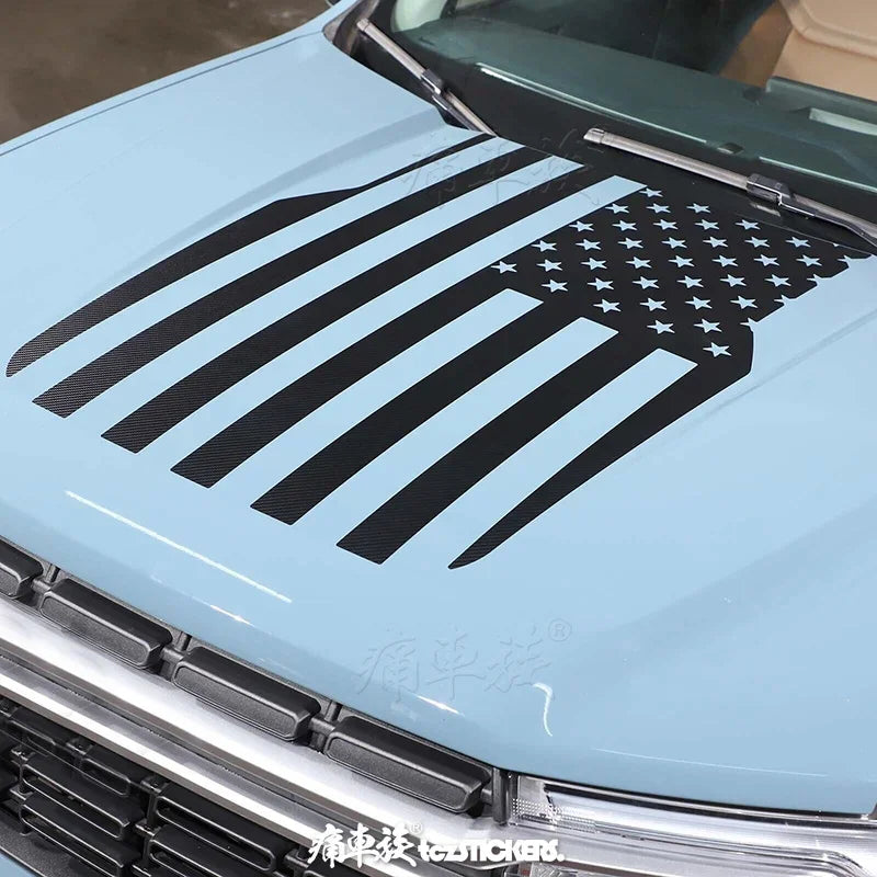 Dedicated Hood Trim Decal Film for Ford Maverick | Premium Color Change Vinyl