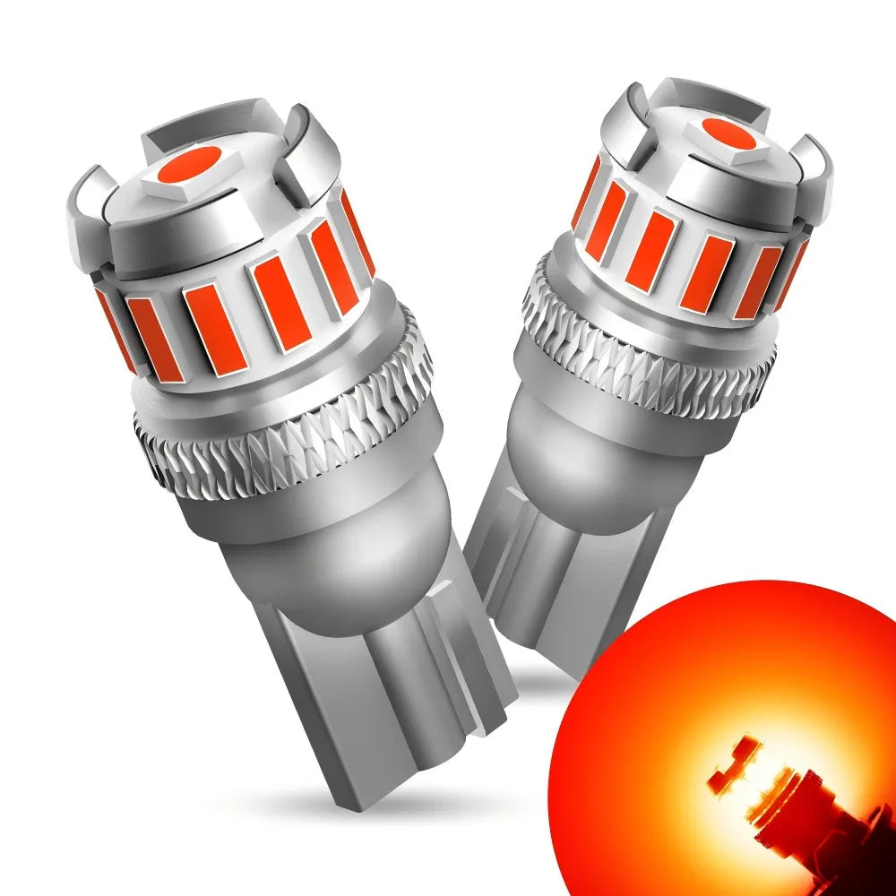 AUXITO T10 W5W Red Canbus LED | 194 168 12V No Error Interior Bulb
