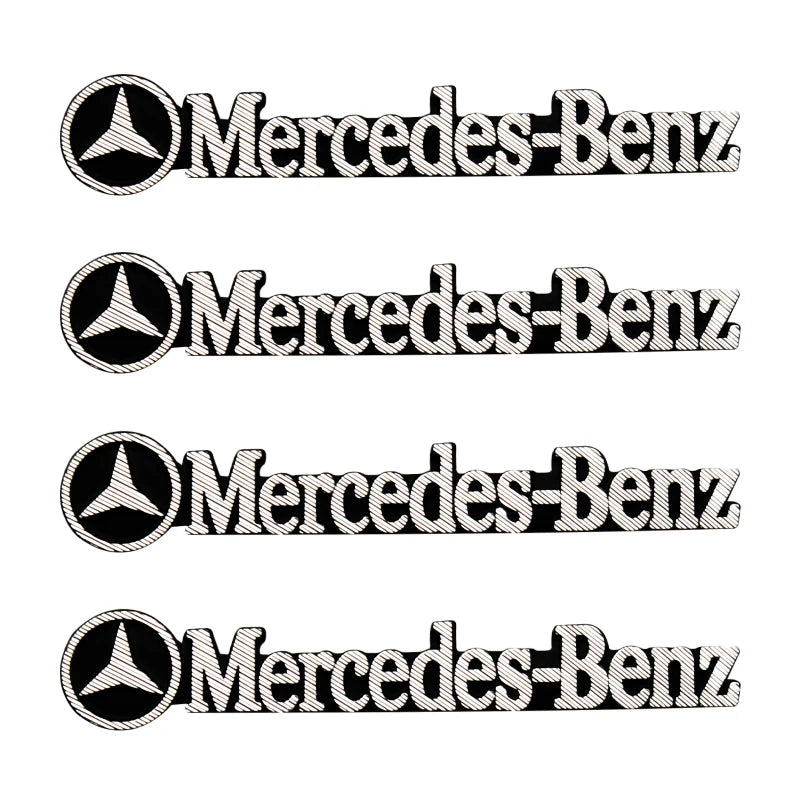 Aluminum AMG Emblem Sticker for Mercedes-Benz W204 / W203 / W211 / W212 / W205 | Car Badge