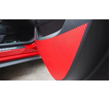 Load image into Gallery viewer, Carbon Fiber Door Anti-Kick Protection Sticker for Ford Mustang (2015-2021) | Sill Decal
