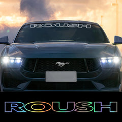 Roush Custom Windshield Sticker for Ford Mustang GT / Shelby / F-150 Raptor SVT | Vinyl