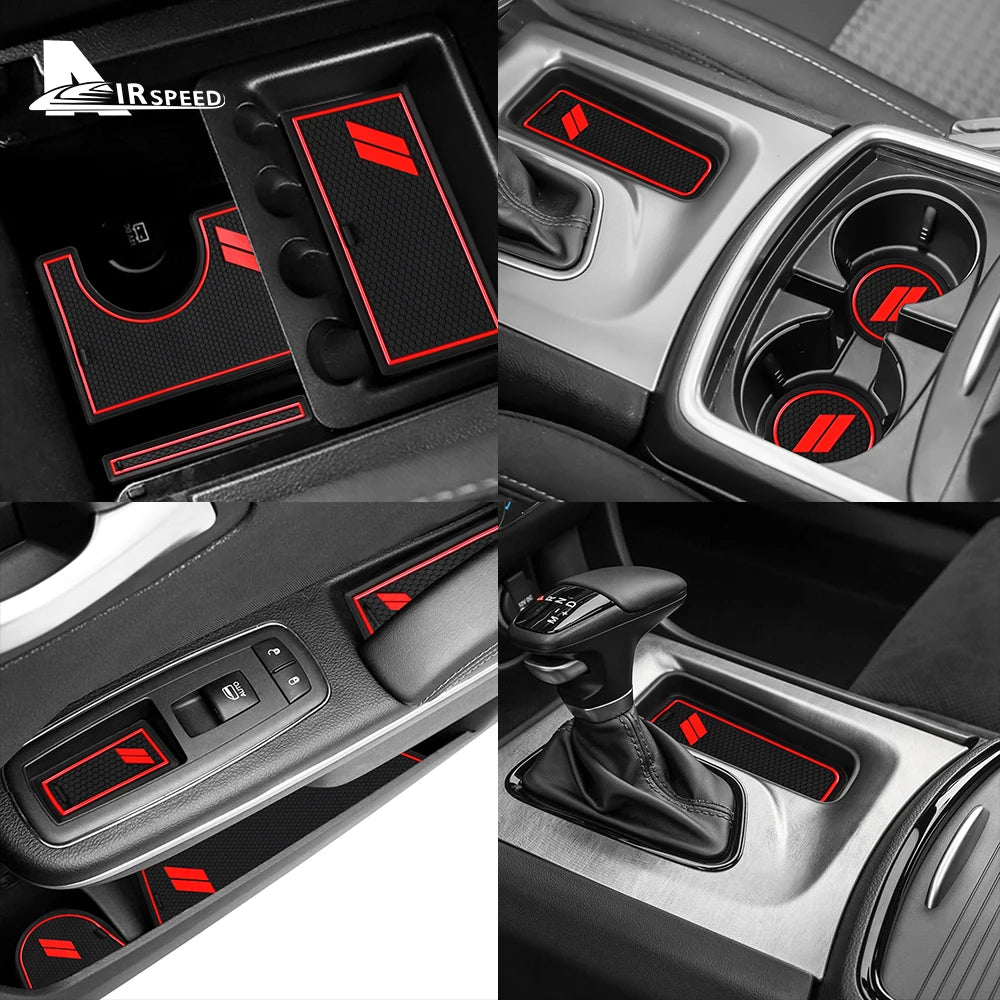 Anti-Slip Cup Holder Mat for Dodge Durango (2014–2020) / Charger (2015–2023) | CCC Waterproof KUNGKIC
