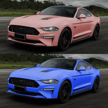Load image into Gallery viewer, Gradient Hood Stripe &amp; Waistline Decal for Ford Mustang (2018–2021) | Sport Modified Vinyl Graphics