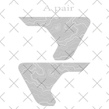 Load image into Gallery viewer, Jeep Wrangler JL / JLU &amp; Gladiator JT Topographic Fender Vent Decal – PVC Vinyl Sticker (2018–2026)