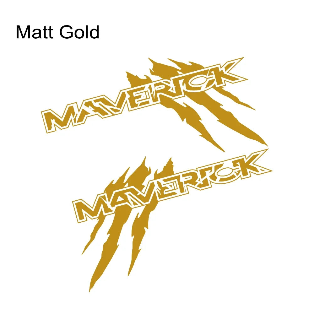 Ford Maverick Claw Style Pickup Bed Side Graphic Kit – Vinyl Decal (2 Pcs) | XLT, XL, V8 | 4 Sizes, 11 Finishes