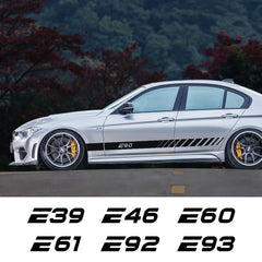 Side Door Body Vinyl Decal for BMW (E28–E93) | Color Change Film Sticker