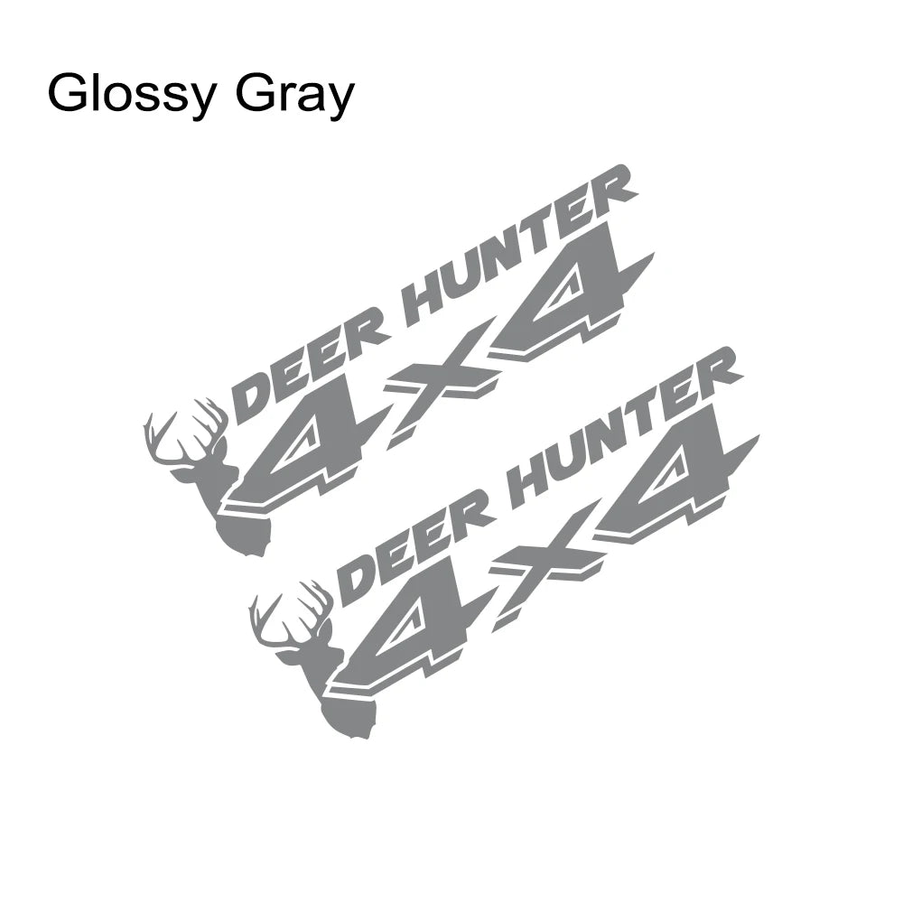 Deer Hunter 4x4 Sport Decal | Universal Pickup Sticker for Ford F-150, Toyota Hilux, Dodge RAM, Nissan Navara & More