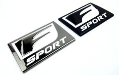 F-SPORT Logo Fender Decal & Trunk Letter Badge for Lexus / Toyota / Honda | Car Sticker