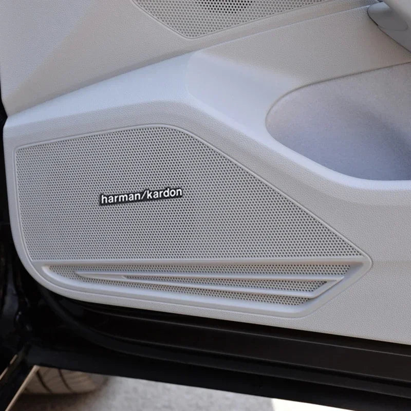 Harman Kardon 3D Aluminum Sticker Decal for Mercedes-Benz / BMW / Land Rover / Volvo | Speaker Badge