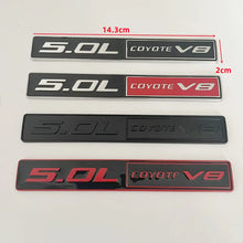 Cargar imagen en el visor de la galería, 3D Metal 5.0 COYOTE V8 Rear Trunk / Fender Emblem Badge Sticker | Ford Car Accessory