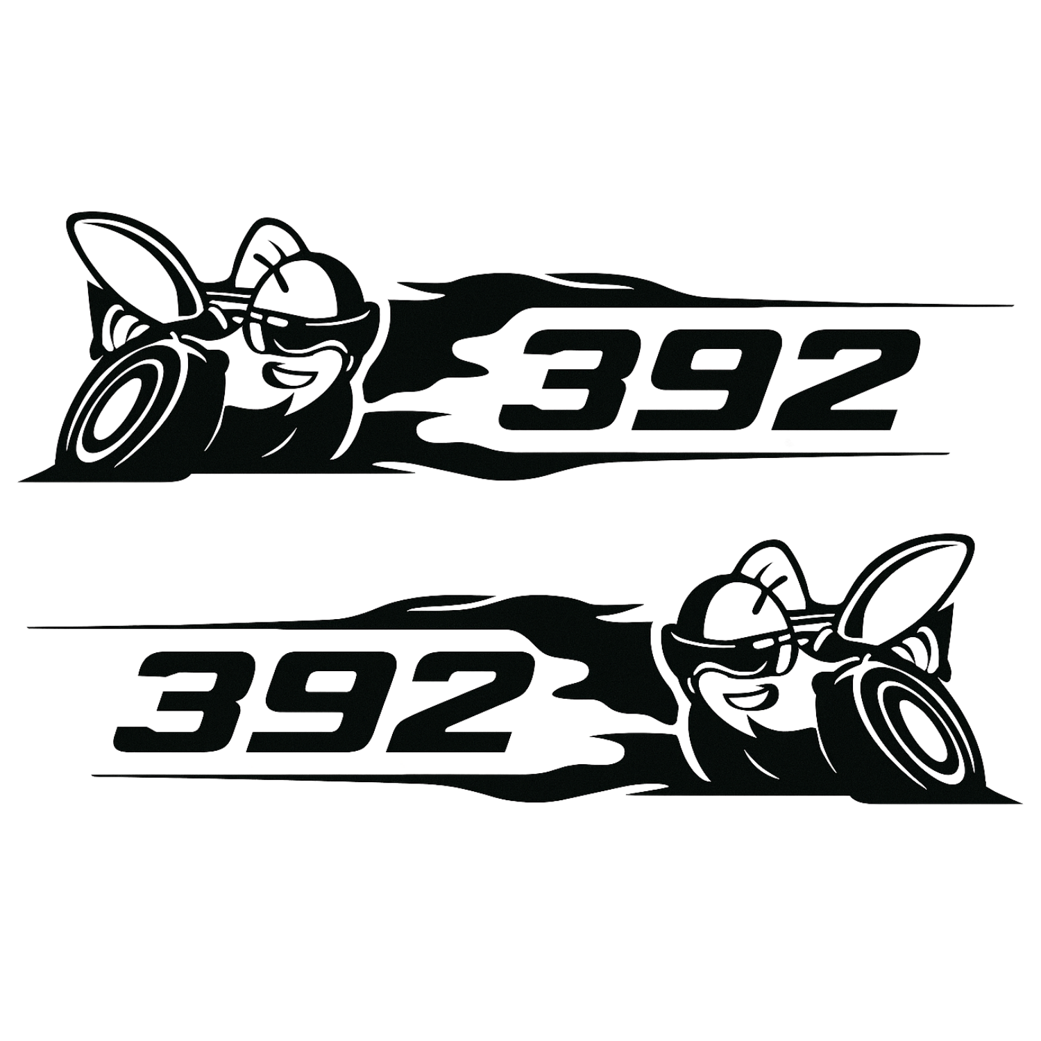 392 Scat Pack Super Bee Vinyl Decal – Dodge Challenger & Charger Sticker – Mopar Muscle Car Graphic