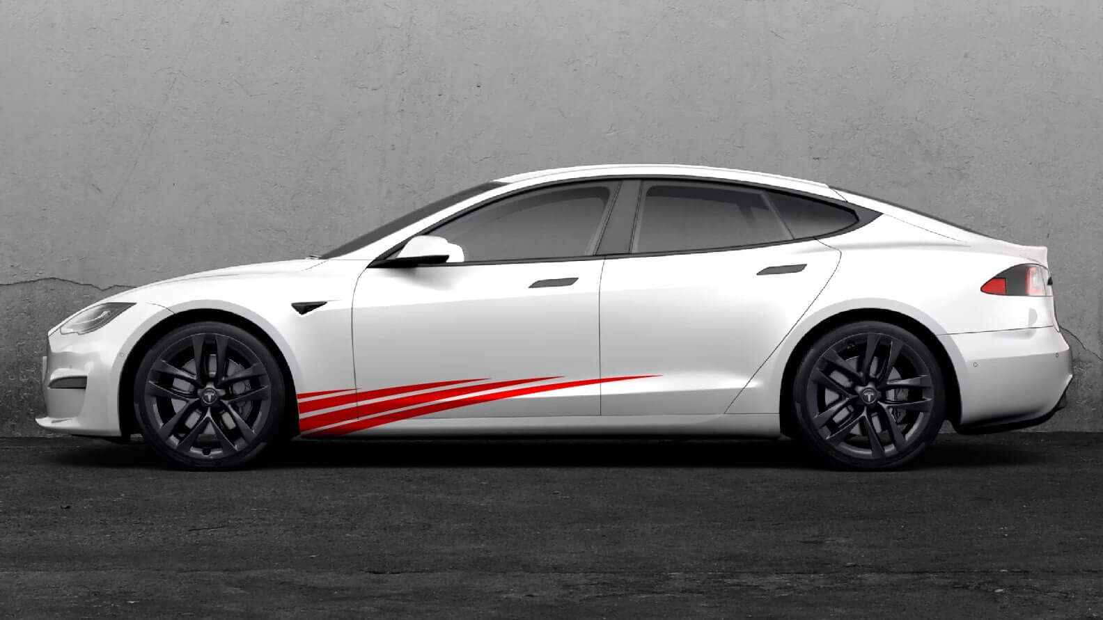 Tesla Side Graphics