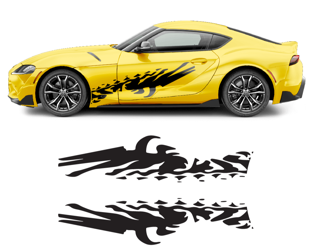 Toyota Supra Accents Graphics
