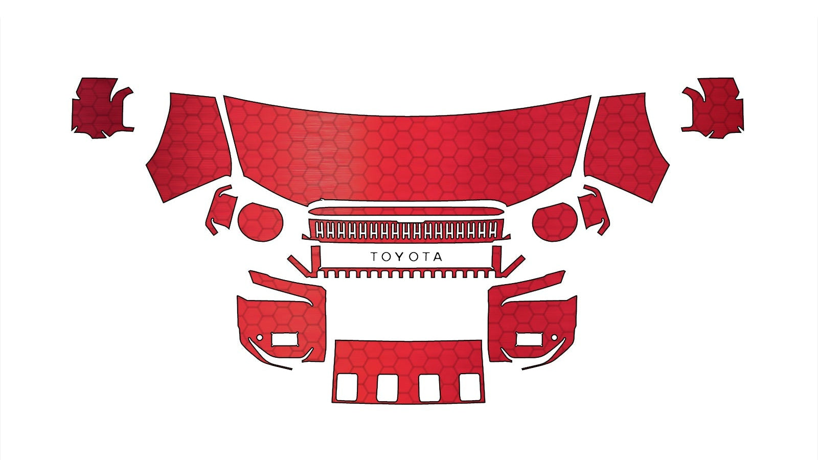 Toyota Land Cruiser (2024–2025) Front Paint Protection Film Kit | Pre-Cut PPF