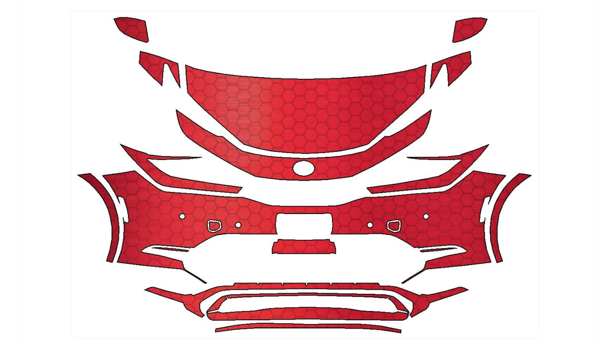 Toyota Prius Prime (2023–2025) Front Paint Protection Film Kit | Pre-Cut PPF