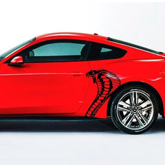 Cobra Snake Head Body Decal 20.5"x26.25" | Vinyl Graphic for Ford Mustang & Cars