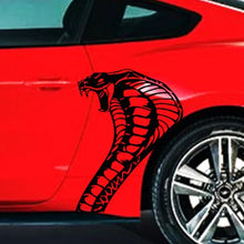 Load image into Gallery viewer, Cobra Snake Head Body Decal 20.5"x26.25" | Vinyl Graphic for Ford Mustang &amp; Cars