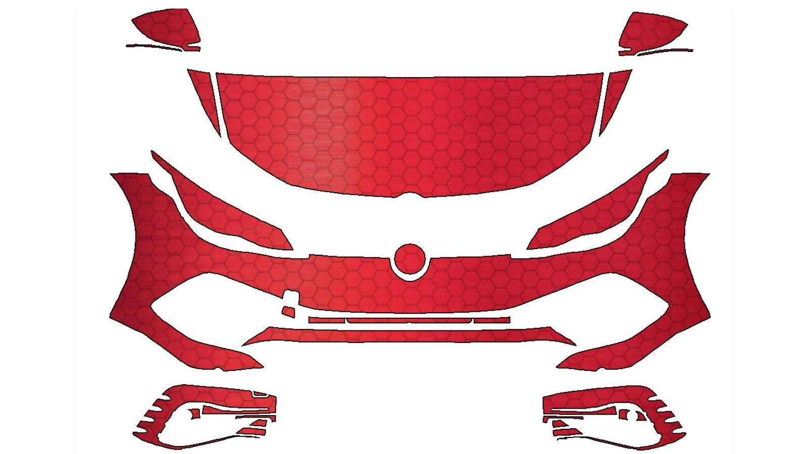 Volkswagen Golf R (2022–2025) Front Paint Protection Film Kit | Pre-Cut PPF