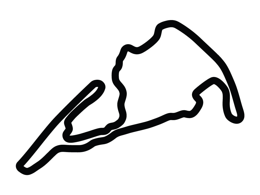 Virginia International Raceway Grand West Decal