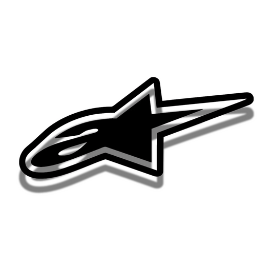 Alpinestars Logo Decal Sticker – 6" to 45" Premium Vinyl for Car, Moto & Gear