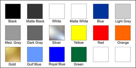 Mustang GT 500 Triple Stripe Vinyl Decal