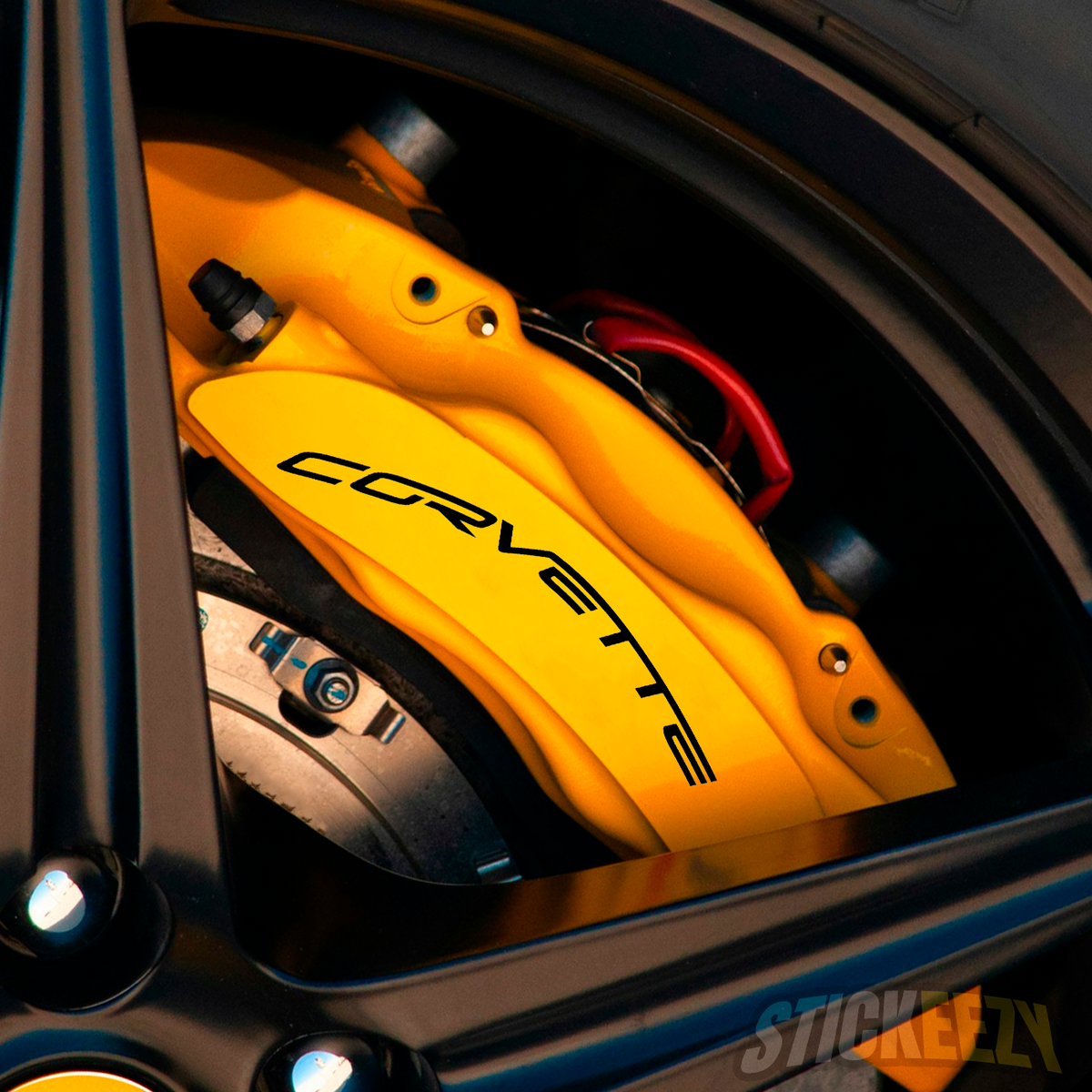 Corvette Curved Brake Caliper Decal [Set of 2]