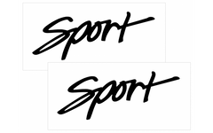 1998-03  Ford Escort SPORT Fender Decal Set