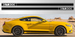 Mustang GT 300 Triple Stripe Vinyl Decal