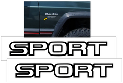 1994-96 Jeep Cherokee XJ SPORT Fender Decal Set