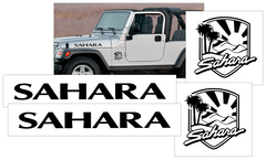 1997-04 Jeep Wrangler TJ Sahara Hood and Fender Decal Set