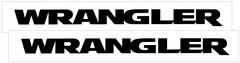 2007-12 Jeep Wrangler JK  - WRANGLER - Hood Decal Set