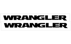 2007-12 Jeep Wrangler JK - WRANGLER - Fender Decal Set