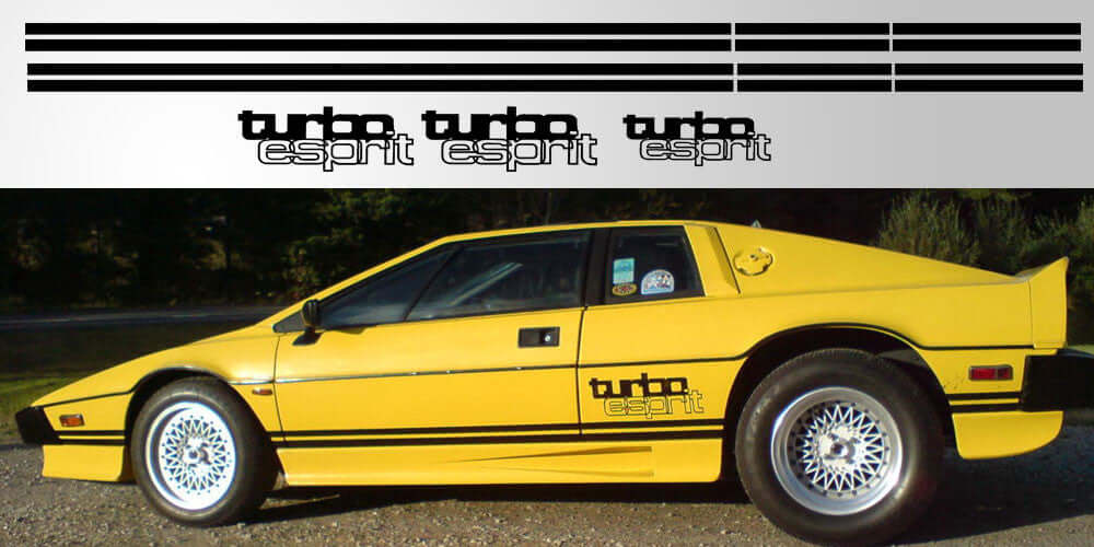 Lotus Esprit Turbo Full Decal Kit