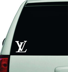 Louis Vuitton Logo Wall Decal Car Truck Window Windshield Sticker Vinyl Art Decor Teen Luxury Brand LV Girls Designer Cute Expensive