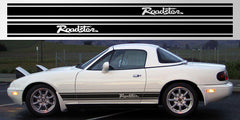 Mazda Miata MX-5 Roadster Triple Stripe Decal
