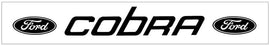Cobra with Ford Ovals Windshield Decal - 4