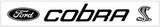 Cobra Snake with Ford Oval Windshield Decal - 4