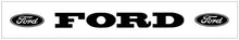Load image into Gallery viewer, Ford with Ovals Windshield Decal - 2.5" x 36"