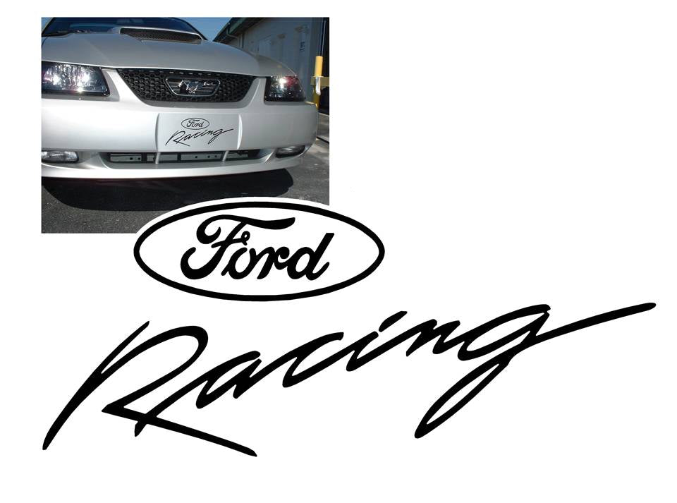 Ford Logo Racing Decal 4.7" x 11.3"